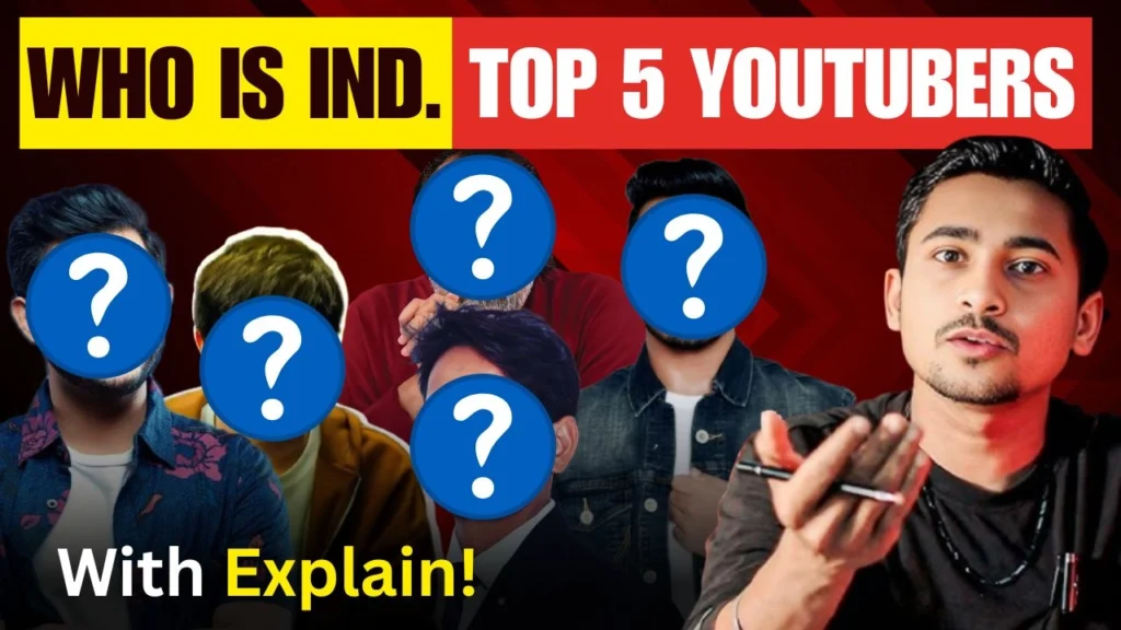 Top 5 Indian Youtubers