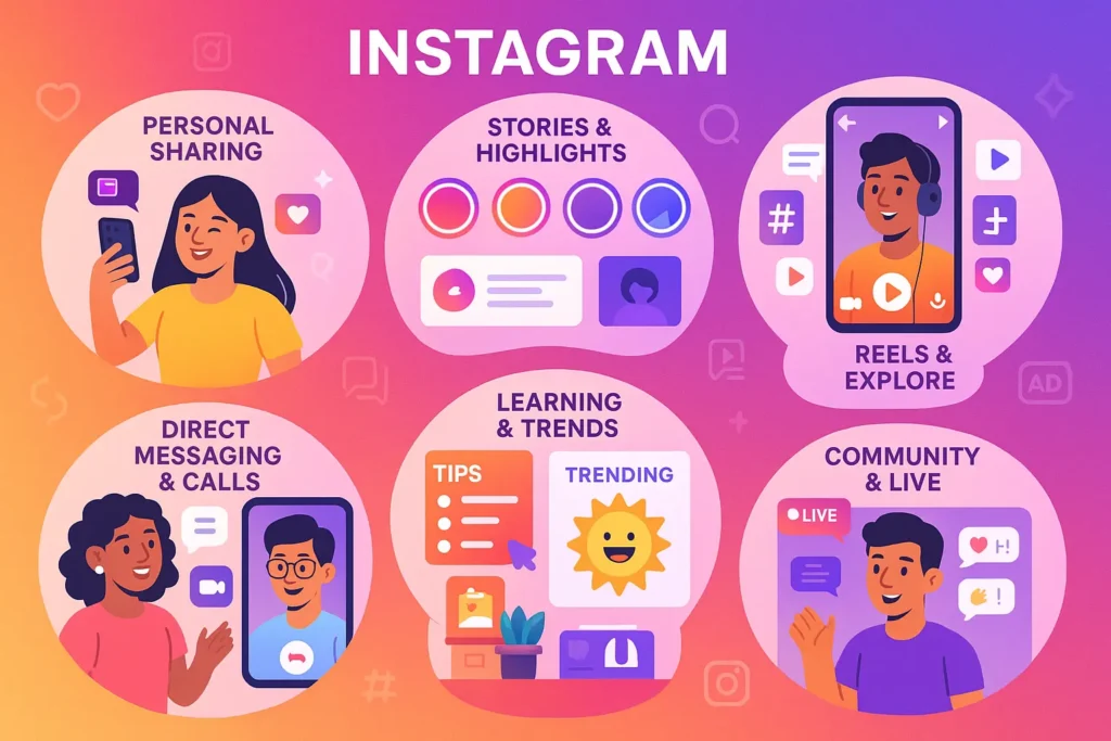Instagram Ka Upyog (Uses)