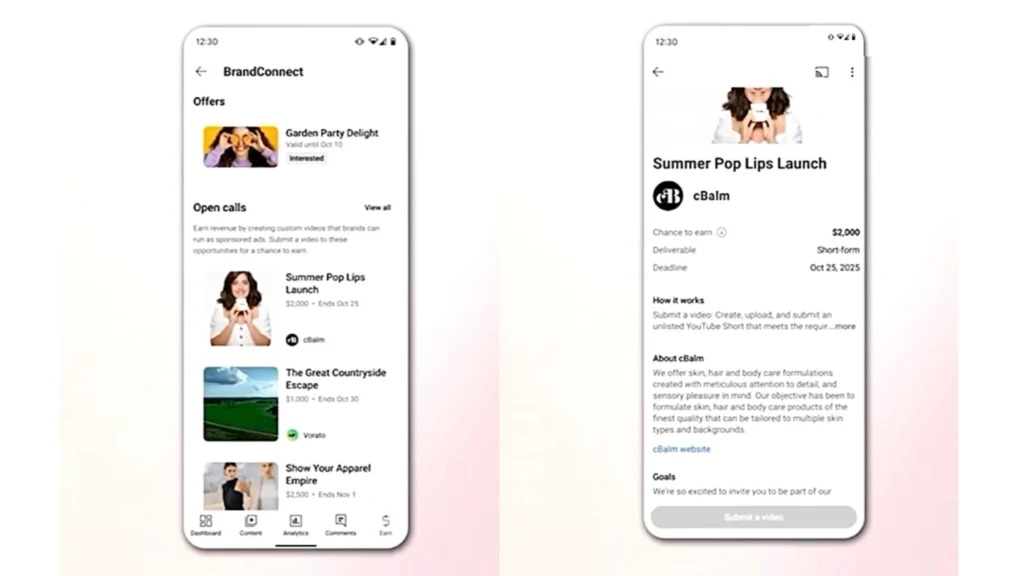 YouTube BrandConnect Open Call