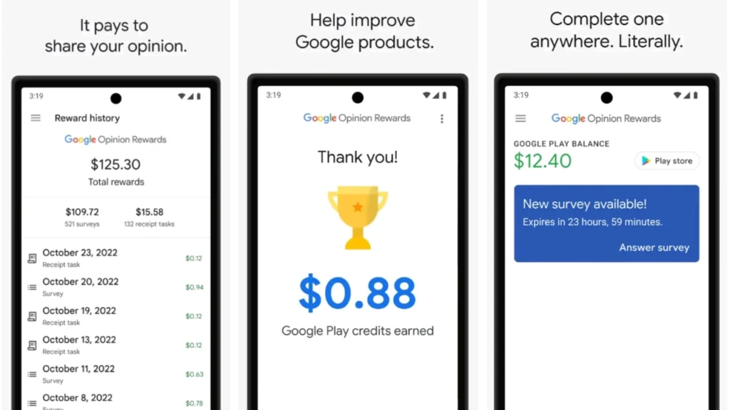 Google Opinion Rewards