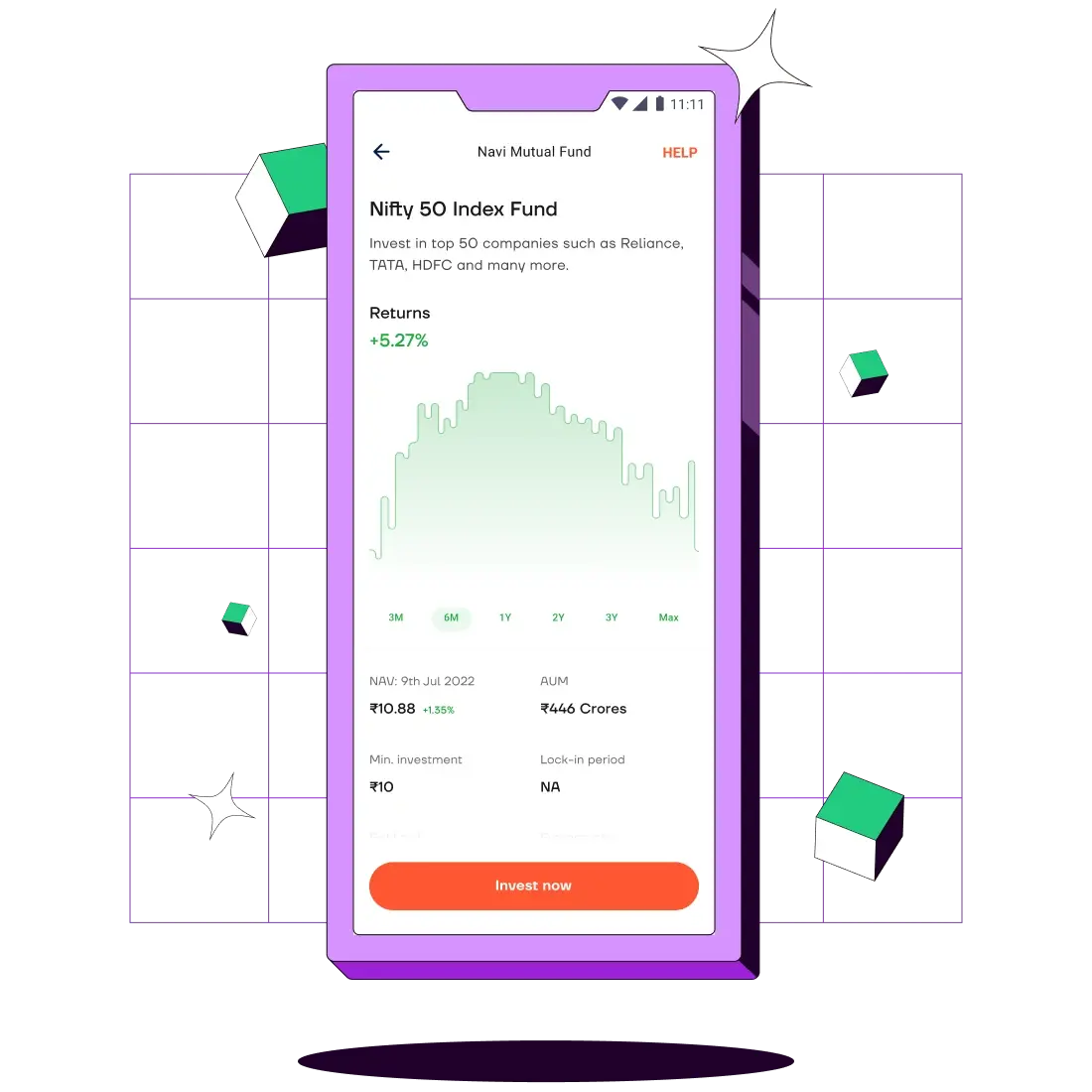Navi App से Mutual Funds में निवेश