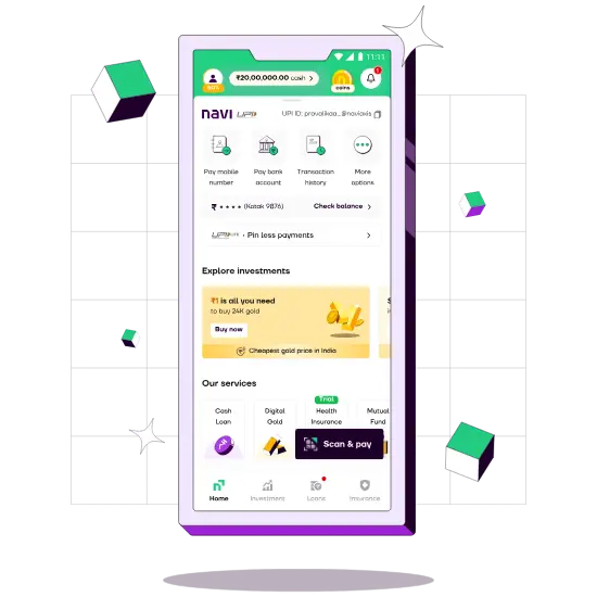 Navi App से UPI Payment से कैशबैक कमाना
